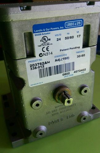 Landis &amp; gyr ea 338 012 actuator modulating non-spring return motor 203762a for sale