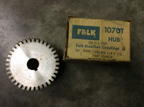 Falk 1070t hub for 70 &amp; 1070t falk steelflex couplings bore 1.000&#034; kw 1/4x1/8 for sale