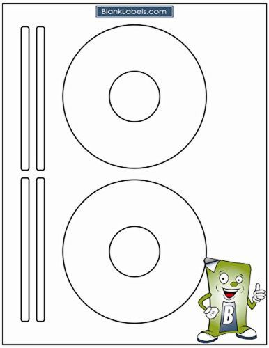 500 CD / DVD labels compatible with the Word 5931 template. Laser and Ink Jet Co