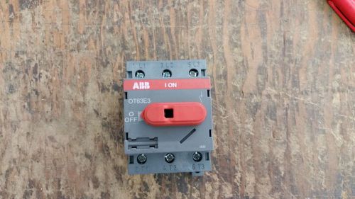 NEW ABB OT63E3 SWITCH INTERRUPTEUR 60947-3