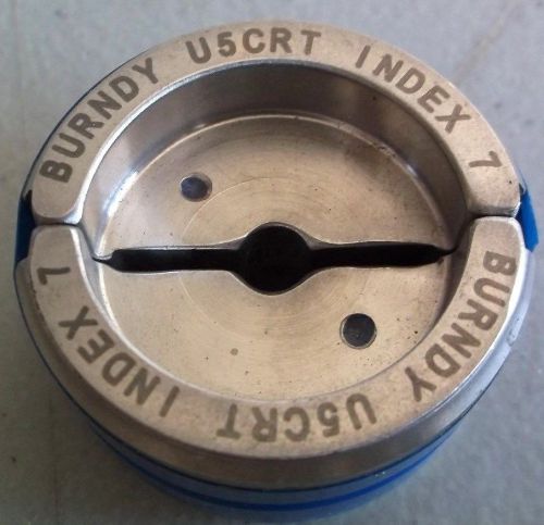 Burndy U5CRT Stainless Steel U Die #6 AWG Wire Blue