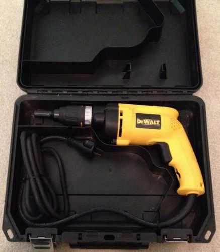 DeWalt DW257 Corded VSR Deck/Drywall Screwdriver Kit *Mint Condition*