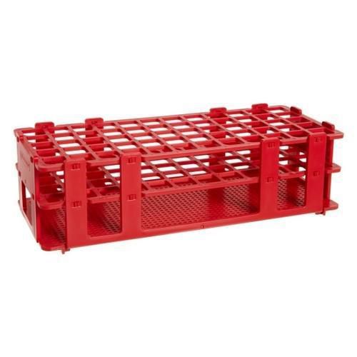 New Plastic test tube rack 24 tubes dia.25 mm, Red