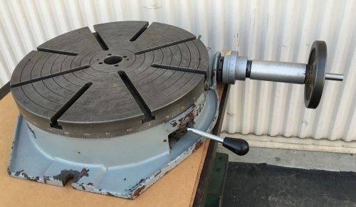 Nice!! 21&#034; Troyke Horizontal Rotary Table , Model  R-21