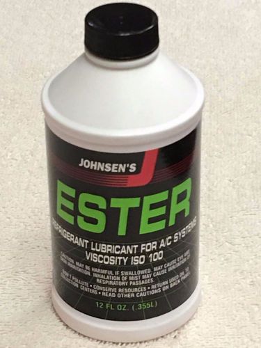 Johnsen&#039;s ESTER Refrigerant Lubrication A/C Systems Viscosity ISO 100, 12 fl oz.