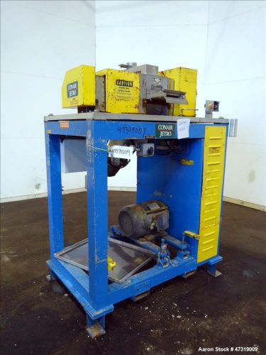 Used- Conair Jetro Pelletizer. Approximate 12&#034; diameter x 8-1/2&#034; wide 72 blade h