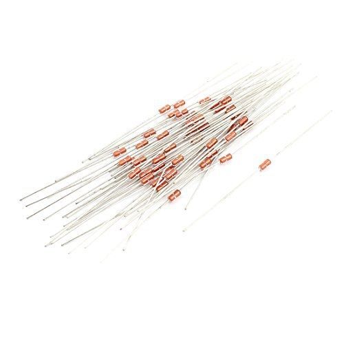 uxcell? 50pcs MF58 5K Ohm 3950B 5% Glass Encapsulated Resistor NTC Thermistors