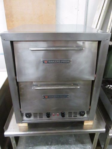 Bakers Pride P44 Countertop Electric Double Pizza Bread Pretzel Stone Oven