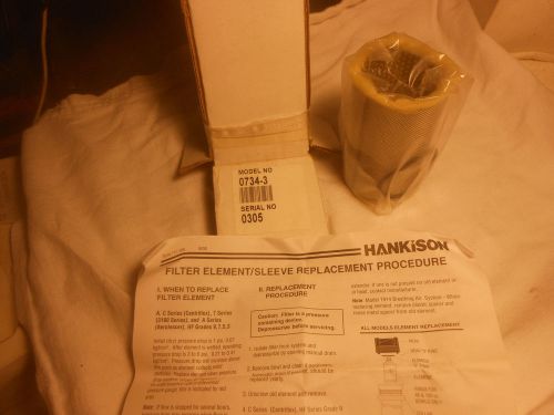 Hankison 0734-3 filter (size c100 replacement sleeve) for sale