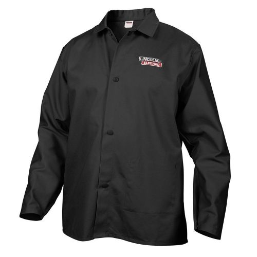 Lincoln Electric Black X-Large Flame-Resistant Cloth Welding Jacket