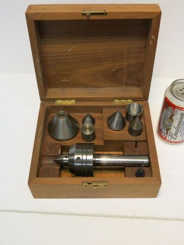 Exc. Royal Morse Taper #3 Interchangeable Point Live Center Set