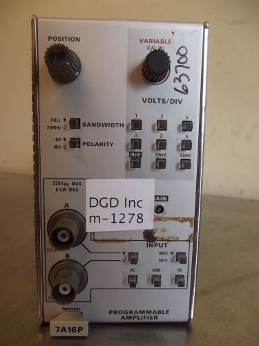 Tektronix 7A16P Programmable Amplifier-m1278