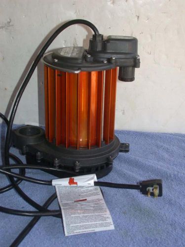 Liberty pumps Submersible Sump Pump model 230 5.2 Amps 1/3 HP Free S&amp;H