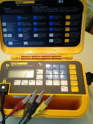 Dynatel 965 Subscriber Loop Tester w Caller ID, AND BACKLIT LCD DISPLAY