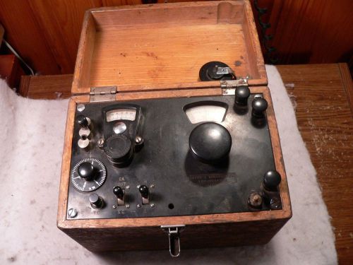 Leeds &amp; Northrup Potentiometer Indicator  Electrical Testing Wood