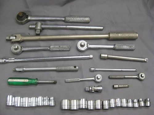 Sk mechanic ratchet socket set lot for sale