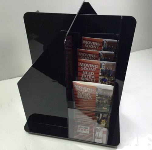 16 Pocket Rotating Acrylic Literature Holder