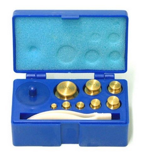 SEOH Weight Brass Set of 8 1~50 gm with Storage Case