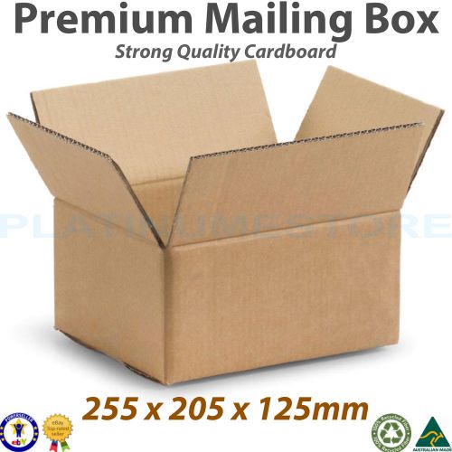 25 Mailing Box 255x205x125mm Strong Cardboard Post Shipping Carton FREE DELIVERY