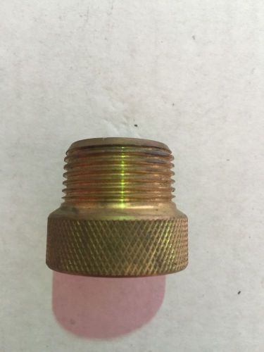 Brass sprinkler head extension | 3/4&#034; diameter x 1/2&#034; long. for sale