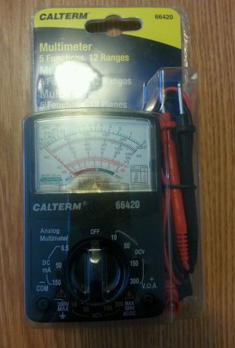 Calterm 5 Function 12 Range Multimeter NIB