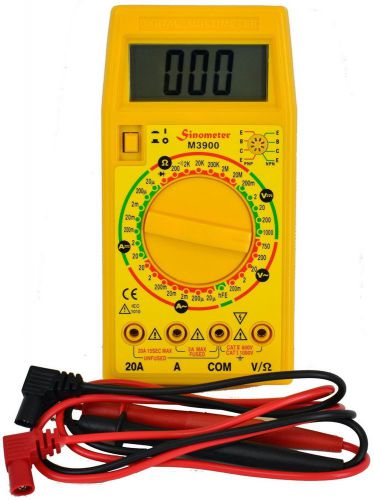 Sinometer M3900 AC/DC 30-range 20A Both AC and DC Current Digital Multimeter