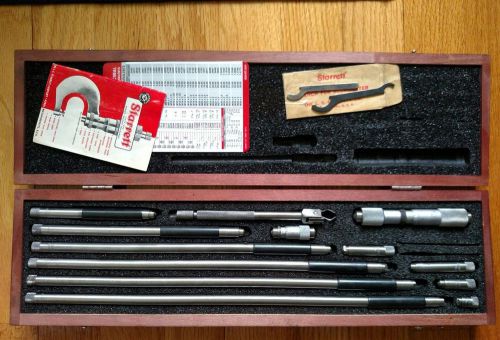 Starrett Inside Micrometer Model 823 Range 1.5-32 Inch With 2 HEADS