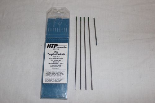 Pure tungsten electrodes 3/32&#039;&#039; diameter. 5 piece set