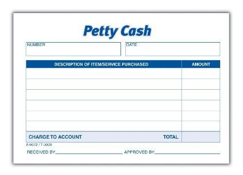 Tops TOPS Received of Petty Cash Forms (3008)