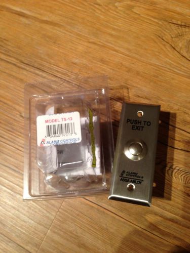 Alarm controls ts-13 mullion style rtx push button for sale