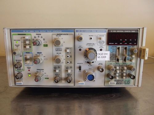 Tektronix TM504 Mainframe w/PG507, AM503 &amp; DC503A-Powers Up-Looks Good- m644