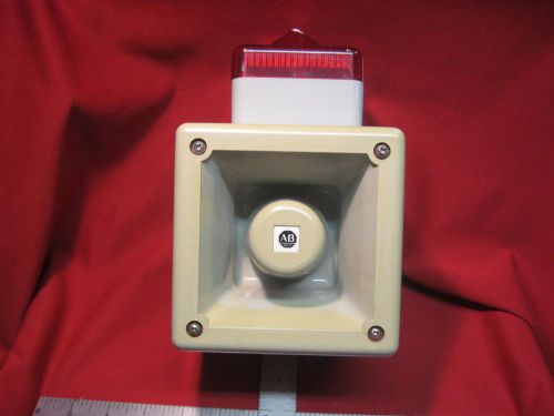 Allen bradley 855h-bcd24cdr4 ser 2 112 db industrial horn w/ strobe 24vdc for sale