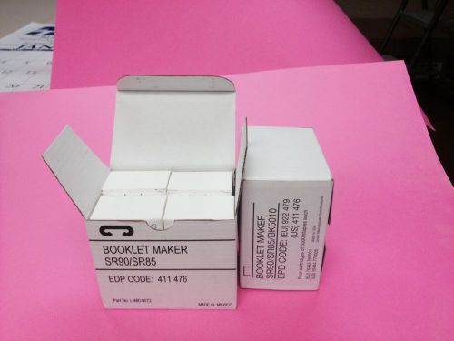 2 Boxes of 4 RICOH LANIER BOOKLET MAKER SR90/SR85/BK5010 STAPLES, 40,000 Total