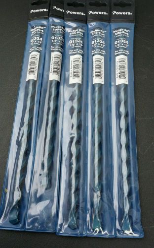 NEW Master pack quantity 5 Powers wedge bit SDS plus 1/2&#034;