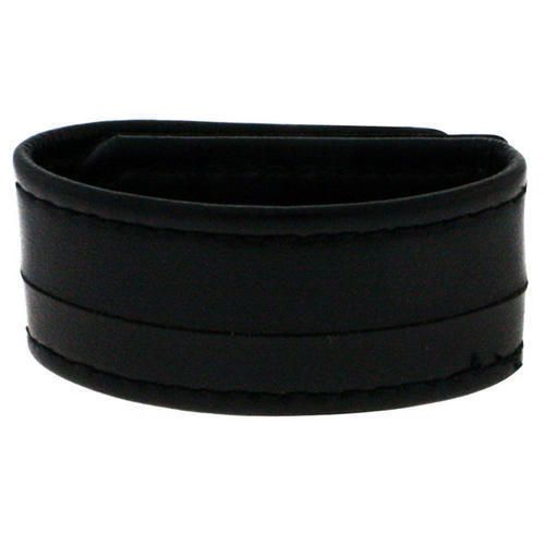 Bianchi 22090 AccuMold Elite Black Plain Leather Hidden Snap Belt Keepers 4 Pack