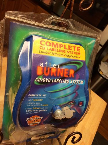 Avery AfterBurner CD Labeling System Complete Kit SEALED Free Shipping