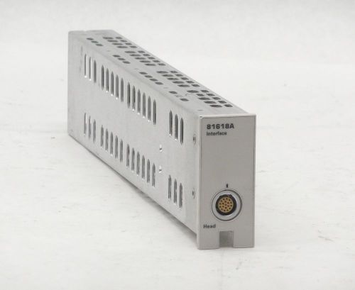 HP AGILENT 81618A SINGLE 8162x OPTICAL HEAD INTERFACE MODULE FOR 816x MAINFRAME