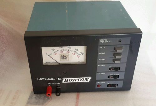 HORTON WEBAC-E TENSION METER $249