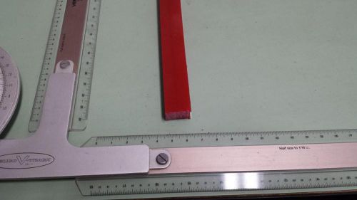 5/8&#034; x 7/8&#034; x 18&#034;  urethane / polyurethane 95 a red sheet p/n 11347 for sale