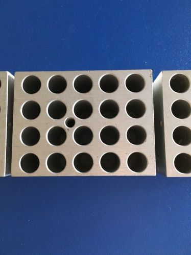 BARNSTEAD THERMOLYNE BK165X5A ALUMINUM HEAT BLOCK 20 Wells X 13.75mm