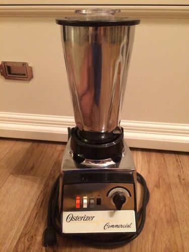 VINTAGE OSTERIZER 352 61J COMMERCIAL BLENDER CHROME STAINLESS DRINK 8 Speed