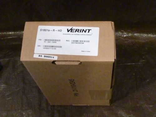 Verint Nextiva Decoder S1801e-R-HD, 4-6 H.264 VIDEO IP streams to HDMI display!