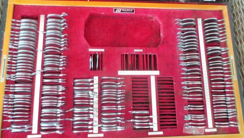 VINTAGE MARCO TRIAL LENS SET (173 PIECES )