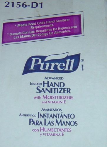 New in box purell goj 2156-d1 nxt space saver hand sanitizer dispenser &amp; refill for sale