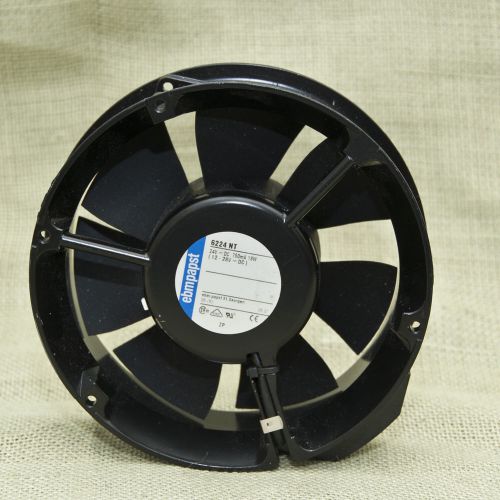 Ebmpapst 6224NT ebm-papst 18w, 24 DC, DC Axial Compact Fan 3400 RPM