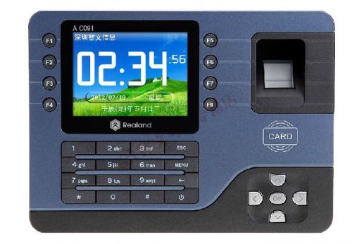 3.2&#034; Screen Realand AC091 Fingerprint Time Attendance ID/IC,TCP/IP,USB 3000Users