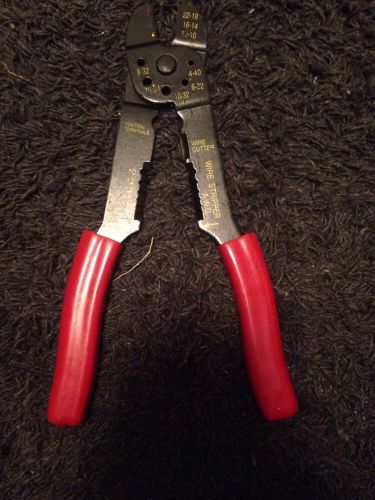 TOOLBASIX 0061390 8&#034; INCH ELECTRICAL WIRE CRIMPER STRIPPER CUTTER PLIERS