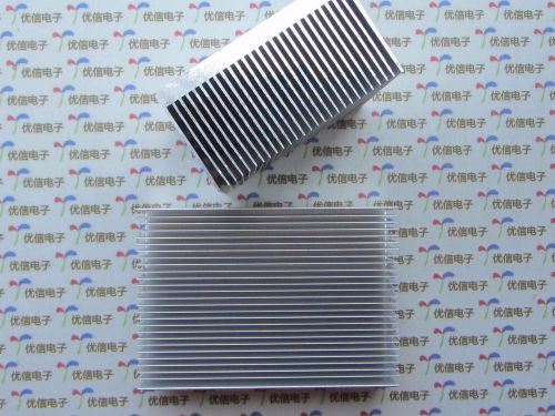 1PCS Silver 100*69*36MM Aluminum Heatsink Heat Sink Thermal Pad Transfer Blade