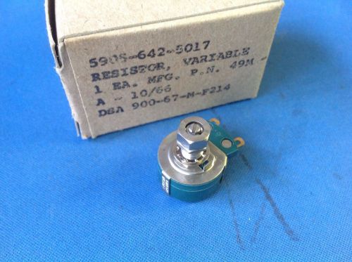 Vintage nos clarostat precision potentiometer 10k .25&#034; bushing bias 1966 for sale