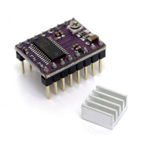 Stepper motor driver module drv8825 w/ heat sink for 3d printer stepstick reprap for sale